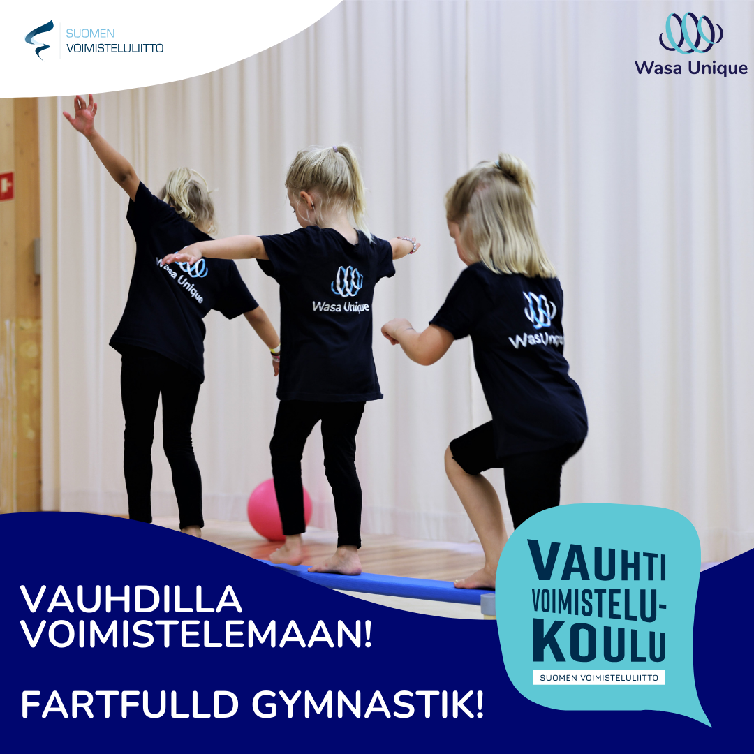 Vauhti Voimistelukoulu – Liikunnan iloa ja voimistelun perustaitoja!