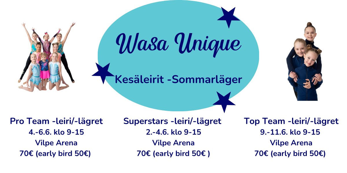 Välkommen till Wasa Uniques sommarläger!