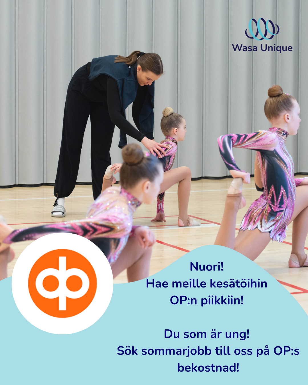 Hae meille kesätöihin OP:n piikkiin!